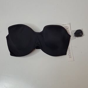 NEW 34DD CONVERTIBLE STRAPLESS 3 WAY BLACK FLEX UNDERWIRE DOMINIQUE BRA 3541 NWT